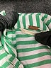 Free People 100% Cotton Stripes Green Romper Size XL (estimated) - photo 4