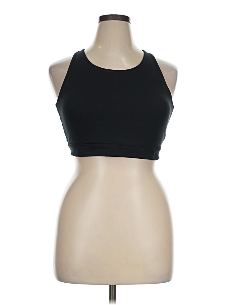 Pre-owned Gap Fit Tank Top Black Halter Neckline Tops