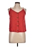 Urban Romantics 100% Rayon Red Sleeveless Blouse Size L - photo 1