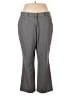 Worthington Chevron-herringbone Gray Dress Pants Size 16w - photo 1