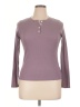 DAZY Purple Long Sleeve Top Size XL - photo 1