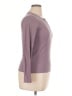 DAZY Purple Long Sleeve Top Size XL - photo 4