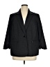 Kasper Chevron-herringbone Gray Blazer Size 16 - photo 1