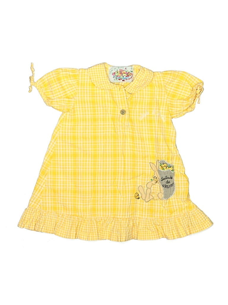 Pre-owned Assorted Brands Kids' Dress In Yellow