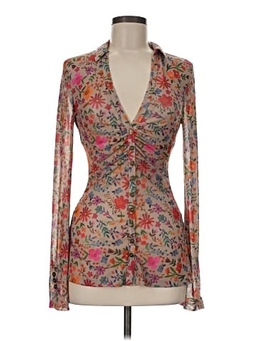 Natural Life Long Sleeve Blouse (view 1)