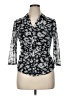 Cable & Gauge Black 3/4 Sleeve Blouse Size XL - photo 1