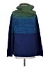 Sachin + Babi 100% Acrylic Color Block Blue Turtleneck Sweater Size S - photo 1