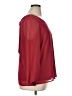 Nine West 100% Polyester Burgundy Long Sleeve Blouse Size XL - photo 4