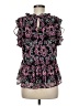Stellah 100% Polyester Black Sleeveless Blouse Size M - photo 2