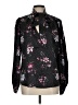 Laundry by Shelli Segal 100% Polyester Floral Black Long Sleeve Blouse Size L - photo 1