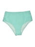 Shein Color Block Teal Swimsuit Bottoms Size L - photo 1