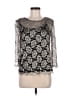 Talbots Black 3/4 Sleeve Blouse Size 6 - photo 1