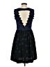 Corey Lynn Calter 100% Polyester Polka Dots Blue Casual Dress Size 4 - photo 2