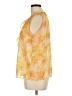 Shein 100% Polyester Yellow Sleeveless Blouse Size 12 - photo 5