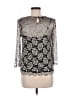 Talbots Black 3/4 Sleeve Blouse Size 6 - photo 2