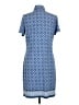 Max Studio Blue Casual Dress Size L - photo 2