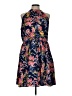 Iska 100% Polyester Floral Blue Casual Dress Size 10 - 12 - photo 1