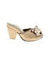 Mere Tweed Gold Mule/Clog Size 6 - photo 1