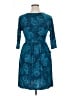 Torrid Paisley Teal Casual Dress Size 1X Plus (1) - photo 2