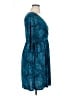 Torrid Paisley Teal Casual Dress Size 1X Plus (1) - photo 4