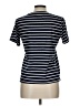 Ann Taylor Stripes Blue Short Sleeve Turtleneck Size L - photo 2