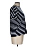 Ann Taylor Stripes Blue Short Sleeve Turtleneck Size L - photo 4