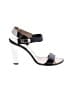 Max Mara Color Block Black Sandals Size EU 39 - photo 1