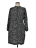 Boden Checkered-gingham Color Block Damask Graphic Houndstooth Marled Leopard Print Black Casual Dress Size 8L - photo 1