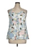 Torrid Blue Sleeveless Blouse Size 1X Plus (1) - photo 1