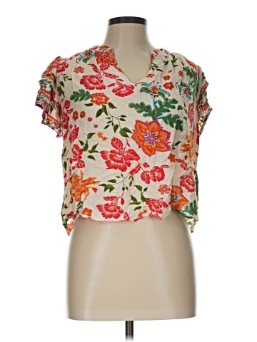 Nicole Miller Artelier Short Sleeve Blouse (view 1)