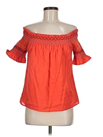 Trina Turk Short Sleeve Blouse (view 1)