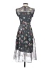Unbranded Floral Gray Cocktail Dress Size 0 - photo 2