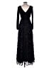 Xscape Black Cocktail Dress Size 10 - photo 2