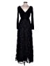 Xscape Black Cocktail Dress Size 10 - photo 1