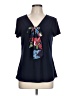 Adele & May Blue Short Sleeve Blouse Size L - photo 1