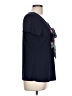 Adele & May Blue Short Sleeve Blouse Size L - photo 4