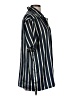 Assorted Brands 100% Polyester Stripes Blue Short Sleeve Blouse Size M - photo 4
