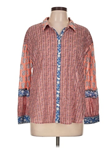 Purejill Long Sleeve Button-Down Shirt (view 1)