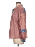Purejill Color Block Orange Long Sleeve Button-Down Shirt Size Lg Petite - photo 5