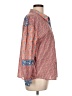 Purejill Color Block Orange Long Sleeve Button-Down Shirt Size Lg Petite - photo 4