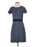 Boden Chevron-herringbone Blue Casual Dress Size 4R - photo 1