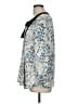 Style&Co 100% Rayon Floral Blue Long Sleeve Blouse Size M - photo 5