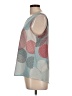 Renee C. 100% Polyester Teal Sleeveless Blouse Size L - photo 5