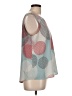 Renee C. 100% Polyester Teal Sleeveless Blouse Size L - photo 4