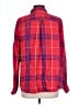 Como Vintage 100% Rayon Plaid Red Long Sleeve Button-Down Shirt Size L - photo 2