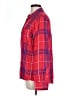 Como Vintage 100% Rayon Plaid Red Long Sleeve Button-Down Shirt Size L - photo 5
