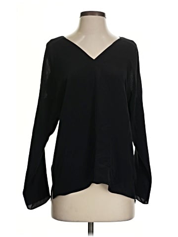 Ramy Brook Long Sleeve Silk Top (view 1)