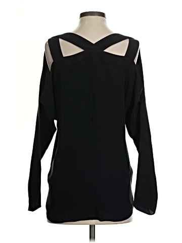 Ramy Brook Long Sleeve Silk Top (view 2)