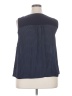 Talbots Outlet 100% Polyester Blue Sleeveless Blouse Size 2X - photo 2