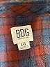 BDG Plaid Brown Long Sleeve Button-Down Shirt Size L - photo 7